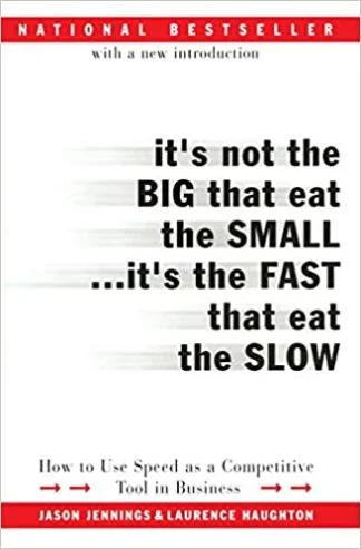 It's not the Big that Eat the Small ...It's the Fast that Eat the Slow - Jason Jennings